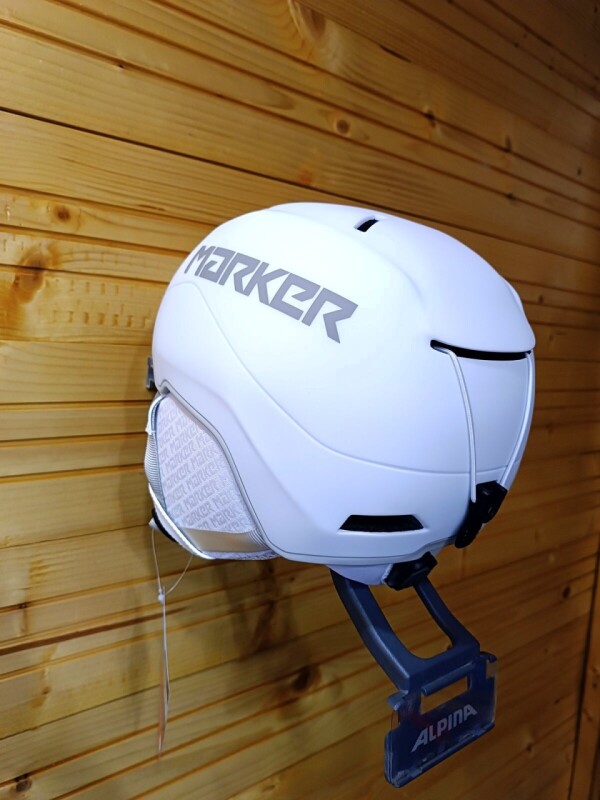 PRILBA MARKER CONFIDANT MATT WHITE-GREY 56-59CM